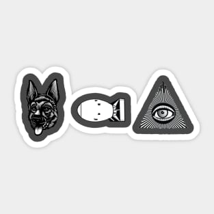 S2N Glyphs Sticker